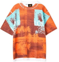 LOEWE SS22 Paula's Ibiza Scenic Print Casual Orange T-Shirt for Men. H616Y22X37-1905 LOEWE SS22 Paula's Ibiza Scenic Print Casual Orange T-Shirt for Men. H616Y22X37-1905
