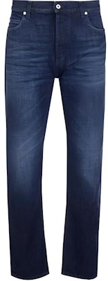 ロエベ SS22 テーパード ウォッシュド コットン ジーンズ ブルー. H526Y04X19-5400 Buy ロエベ SS22 テーパード ウォッシュド コットン ジーンズ ブルー. H526Y04X19-5400