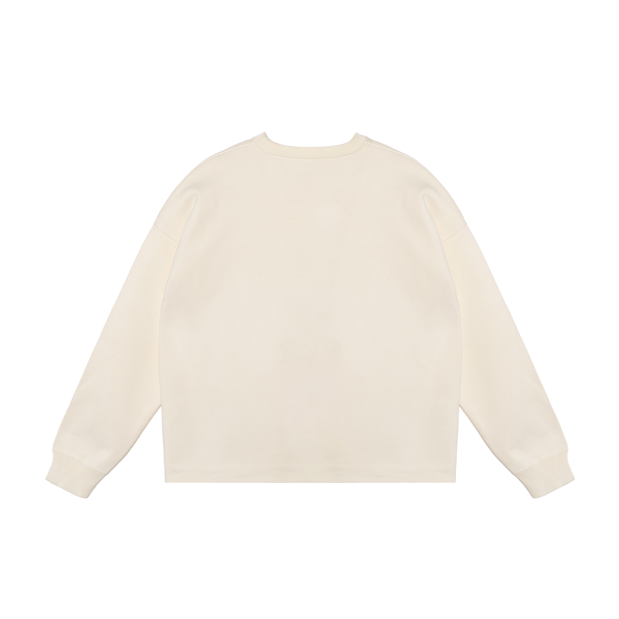 Lookbook 로에베 SS23 베이지 로고 인타르시아 패턴 포켓 긴팔 스웨터. H526Y14KDK-1950