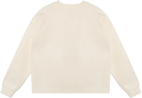 Lookbook LOEWE SS23 Beige Logo Intarsia Pattern Long Sleeve Pocket Sweater. H526Y14KDK-1950