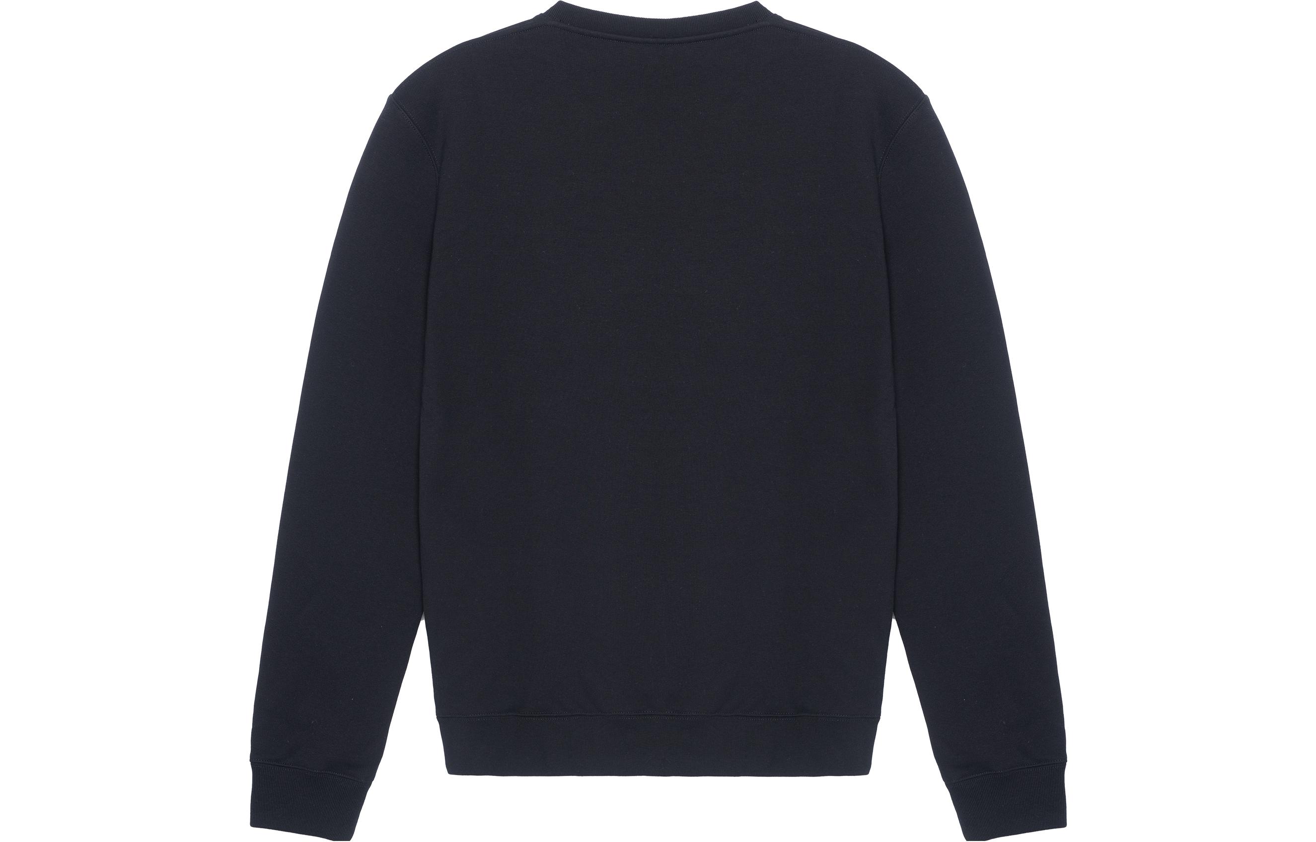 Lookbook LOEWE SS23 Baju Sweatshirt Hitam Lengan Panjang Logo Sulam. H526Y24J26-1100