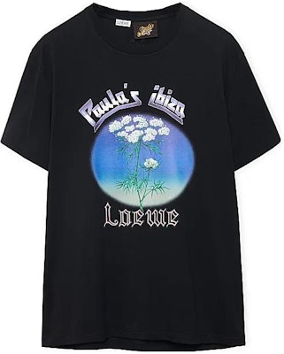 LOEWE SS23 黑色花卉印花短袖圓領T恤 H616Y22X53-1489 Buy LOEWE SS23 黑色花卉印花短袖圓領T恤 H616Y22X53-1489