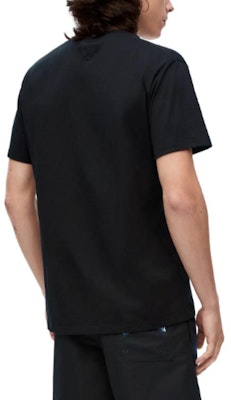 LOEWE SS23 黑色花卉印花短袖圓領T恤 H616Y22X53-1489 Shop LOEWE SS23 黑色花卉印花短袖圓領T恤 H616Y22X53-1489