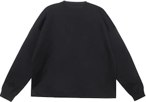 Lookbook LOEWE SS23 黑色提花圓領針織毛衣附口袋款式 H526Y14KDK-1100