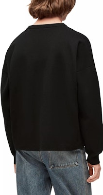 LOEWE SS23 Black Jacquard Crewneck Knit Sweater with Pocket. H526Y14KDK-1100 Purchase LOEWE SS23 Black Jacquard Crewneck Knit Sweater with Pocket. H526Y14KDK-1100