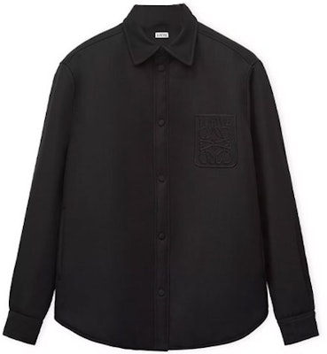LOEWE SS23 黑色長袖襯衫附實心口袋飾片設計。 H526Y05WAC-1100 Buy LOEWE SS23 黑色長袖襯衫附實心口袋飾片設計。 H526Y05WAC-1100