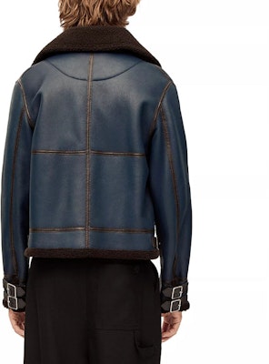 LOEWE SS23 Blue Long Sleeve Cropped Jacket. H526Y19L78-3105 Shop LOEWE SS23 Blue Long Sleeve Cropped Jacket. H526Y19L78-3105