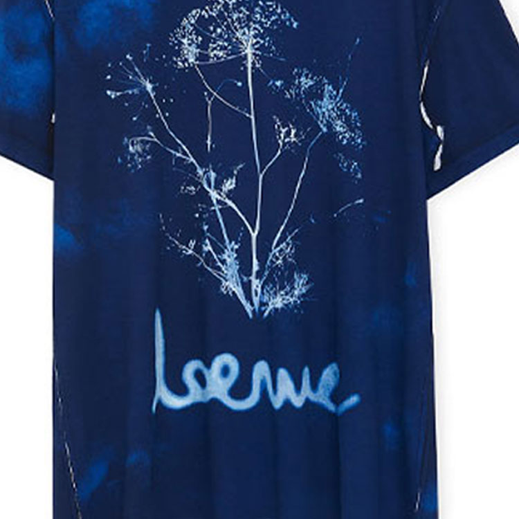 LOEWE SS23  Blue Plant Alphabet Print Crewneck T-Shirt. H616Y22J10-5102 圖 7