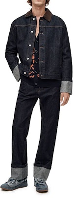 로에베 SS23 인디고 데님 폴디드 헴 진. H526Y11X41-5820 Lookbook 로에베 SS23 인디고 데님 폴디드 헴 진. H526Y11X41-5820