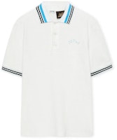 LOEWE SS23 Logo Stripe Short Sleeve Polo Shirt - White H616Y26X06-2016 LOEWE SS23 Logo Stripe Short Sleeve Polo Shirt - White H616Y26X06-2016