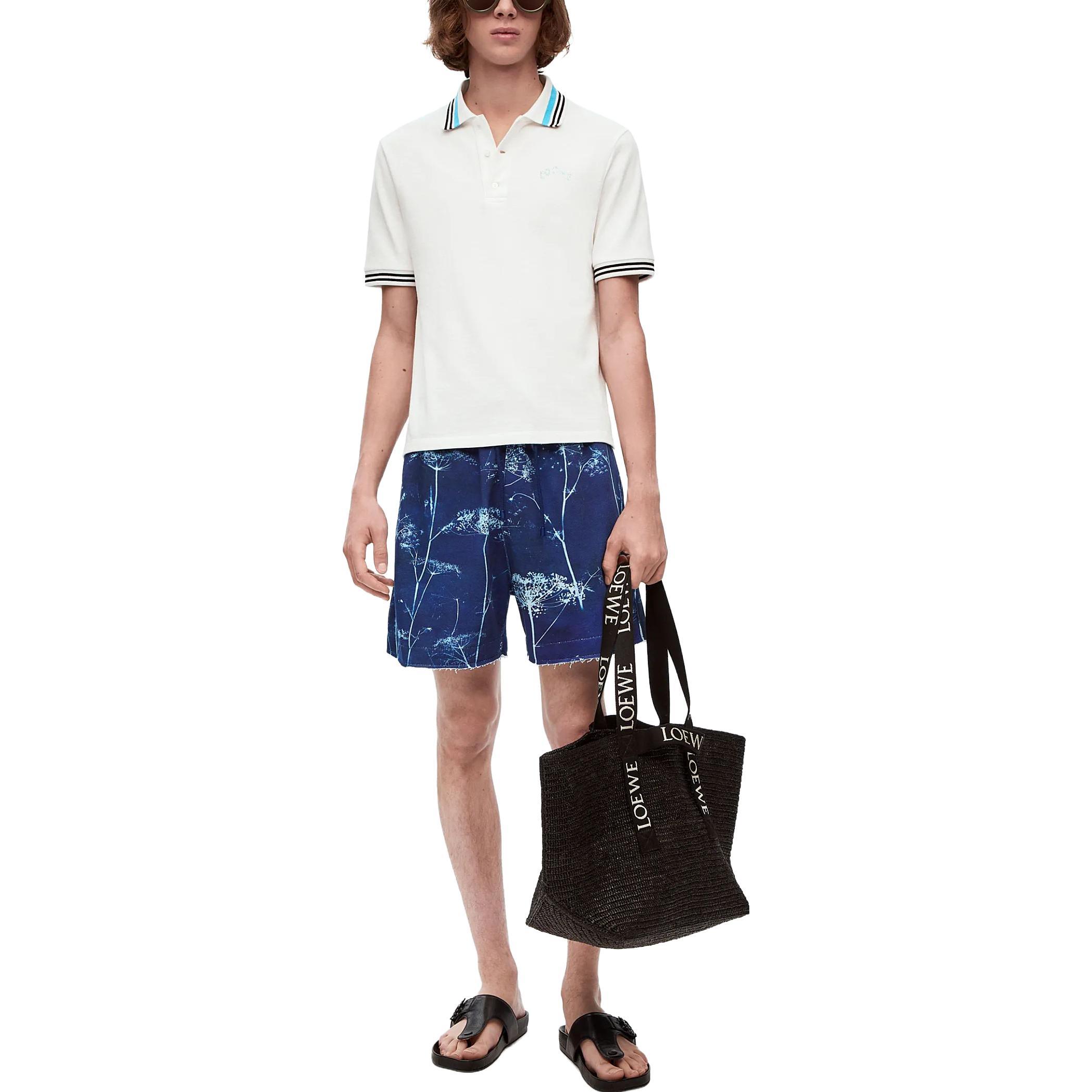 Lookbook LOEWE SS23 Logo條紋短袖POLO衫 - 白色 H616Y26X06-2016