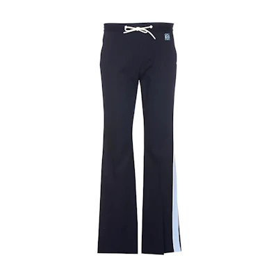 LOEWE SS23 Mid-Rise Loose Straight Casual Pants Blue H526Y04WCA5440