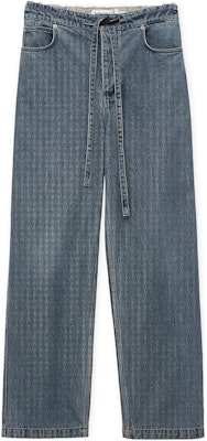 로에베 SS23 솔리드 컬러 드로스트링 스트레이트 진 - 블루 H526Y11X38-5970 Order 로에베 SS23 솔리드 컬러 드로스트링 스트레이트 진 - 블루 H526Y11X38-5970