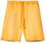 Buy LOEWE SS23 純色直筒休閒短褲 橘紅色 H616Y11X21-9130