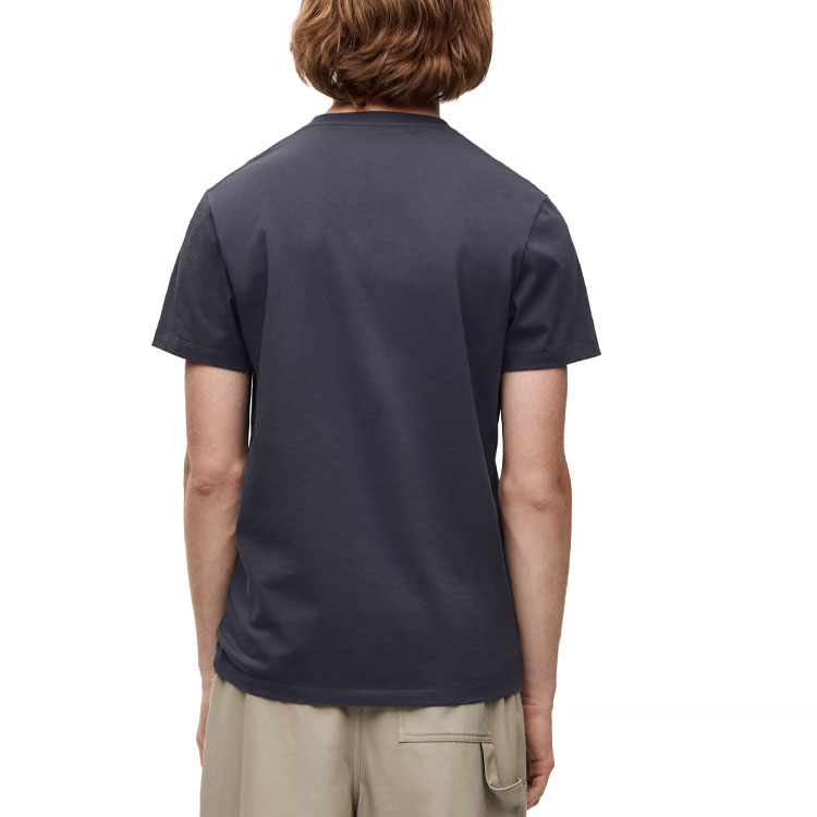 Purchase LOEWE SS23 刺繡標誌拼色圓領T恤 - 瑪瑙藍 H526Y22X75-1809