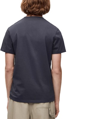 LOEWE SS23 T-Shirt Embroidered Logo Colorblock Crewneck - Agate Blue. H526Y22X75-1809 Purchase LOEWE SS23 T-Shirt Embroidered Logo Colorblock Crewneck - Agate Blue. H526Y22X75-1809