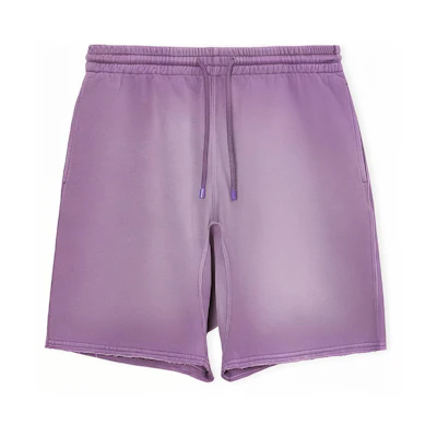 LOEWE SS23 Washed Drawstring Straight Shorts Purple. H800Y27X09-6190