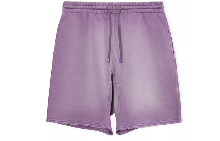 Order LOEWE SS23  Washed Drawstring Straight Shorts Purple. H800Y27X09-6190