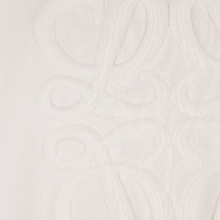 Shop LOEWE SS23 白色圆领长袖卫衣 H526Y14KEE-2100