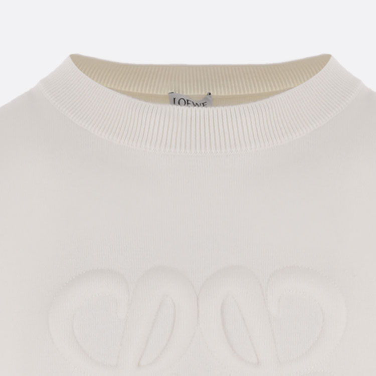 Details for LOEWE SS23 白色圆领长袖卫衣 H526Y14KEE-2100