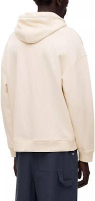 LOEWE SS23 白色連帽衫附口袋貼布設計 H526Y25X23-2021 Purchase LOEWE SS23 白色連帽衫附口袋貼布設計 H526Y25X23-2021