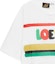 Details for LOEWE SS23 Camiseta Blanca con Bordado de Logo Multicolor a Rayas. H616Y22J12-4675