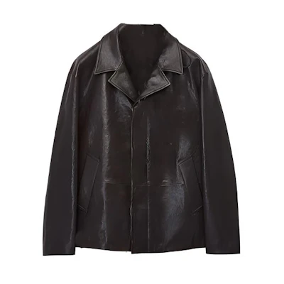 LOEWE SS23 Black Solid Single-Breasted Casual Jacket H526Y19L83-1100