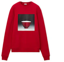 LOEWE SS23 Ceramic Print Crewneck Sweatshirt Unisex Red H800Y24X11-7100 LOEWE SS23 Ceramic Print Crewneck Sweatshirt Unisex Red H800Y24X11-7100