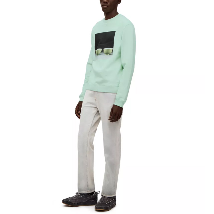 Purchase LOEWE SS23 Baju Sejuk Cetakan Seramik Unisex Hijau H800Y24X10-4320