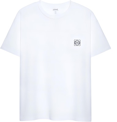 LOEWE SS23 Classic Logo Embroidered Crewneck Short Sleeve T-Shirt White Mens. H526Y22X75-2100 Order LOEWE SS23 Classic Logo Embroidered Crewneck Short Sleeve T-Shirt White Mens. H526Y22X75-2100