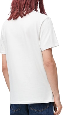 LOEWE SS23 Classic Logo Embroidered Crewneck Short Sleeve T-Shirt White Mens. H526Y22X75-2100 Cheap LOEWE SS23 Classic Logo Embroidered Crewneck Short Sleeve T-Shirt White Mens. H526Y22X75-2100