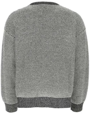 LOEWE SS23 Floral Letter Pattern Crewneck Long Sleeve Sweater Grey H526Y14KDM-2101 Lookbook LOEWE SS23 Floral Letter Pattern Crewneck Long Sleeve Sweater Grey H526Y14KDM-2101