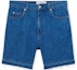 Order LOEWE SS23 Frayed Pocket Denim Shorts Blue . H616Y11X30-5720