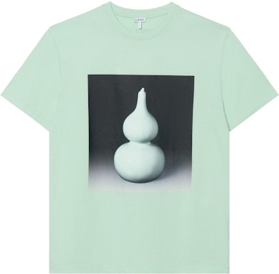 LOEWE SS23 Baju-T Lengan Pendek Uniseks Cetakan Seramik Hijau H800Y22X17-4320 Buy LOEWE SS23 Baju-T Lengan Pendek Uniseks Cetakan Seramik Hijau H800Y22X17-4320