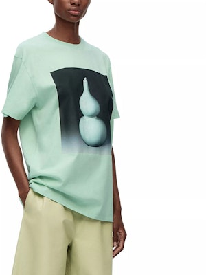 LOEWE SS23 Kaos Unisex Lengan Pendek Motif Keramik Hijau H800Y22X17-4320 Shop LOEWE SS23 Kaos Unisex Lengan Pendek Motif Keramik Hijau H800Y22X17-4320