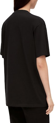 LOEWE SS23 Howl's Moving Castle Print Unisex Black Short Sleeve T-Shirt. HB44Y22X07-1100 Details for LOEWE SS23 Howl's Moving Castle Print Unisex Black Short Sleeve T-Shirt. HB44Y22X07-1100