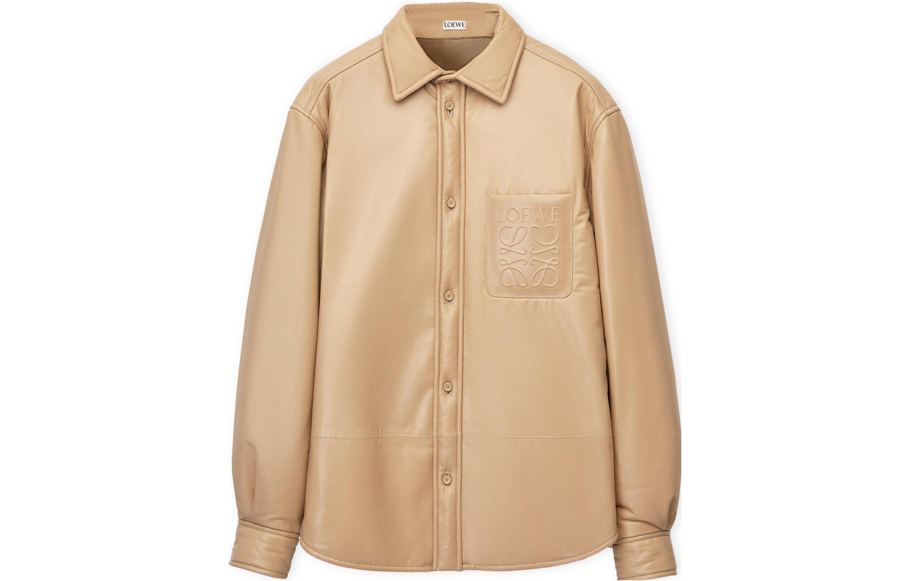 LOEWE SS23 Logo Button Cuff Jacket Khaki H526Y31L04-8733