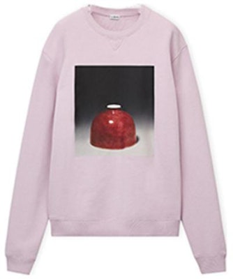 LOEWE SS23 Pattern Print Crewneck Casual Long Sleeve Sweatshirt Men Light Purple H800Y24X13-6140 Order LOEWE SS23 Pattern Print Crewneck Casual Long Sleeve Sweatshirt Men Light Purple H800Y24X13-6140