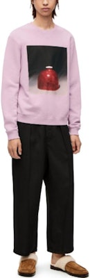 LOEWE SS23 Pattern Print Crewneck Casual Long Sleeve Sweatshirt Men Light Purple H800Y24X13-6140 Shop LOEWE SS23 Pattern Print Crewneck Casual Long Sleeve Sweatshirt Men Light Purple H800Y24X13-6140