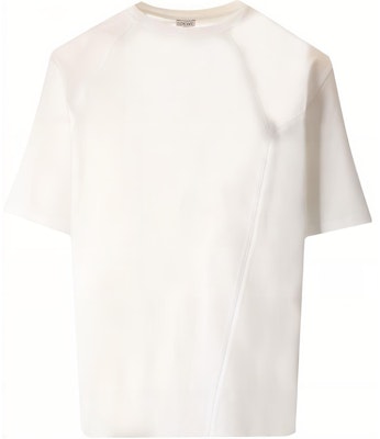 LOEWE SS23 Plain Knit Short Sleeve T-Shirt White Tee H526Y22J67-2100 Buy LOEWE SS23 Plain Knit Short Sleeve T-Shirt White Tee H526Y22J67-2100