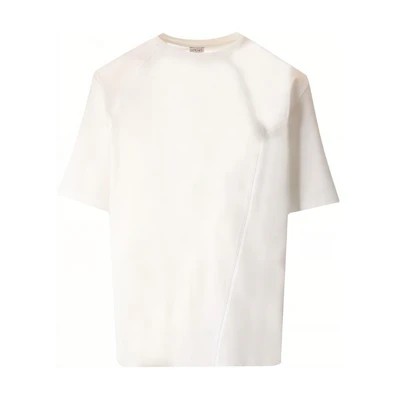 LOEWE SS23 Plain Knit Short Sleeve T-Shirt White Tee H526Y22J67-2100