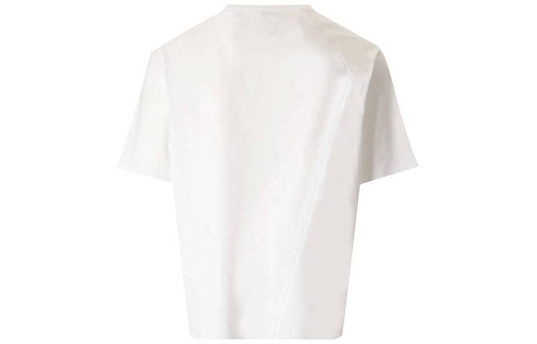 Lookbook LOEWE SS23 Plain Knit Short Sleeve T-Shirt White  Tee H526Y22J67-2100