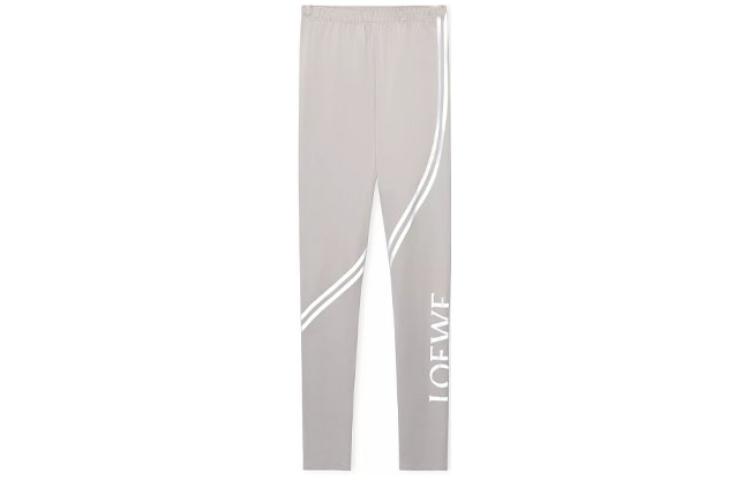 Order LOEWE SS23 Seluar Jogger Slim Fit Kelabu Muda dengan Logo Huruf. H526Y27X34-1790