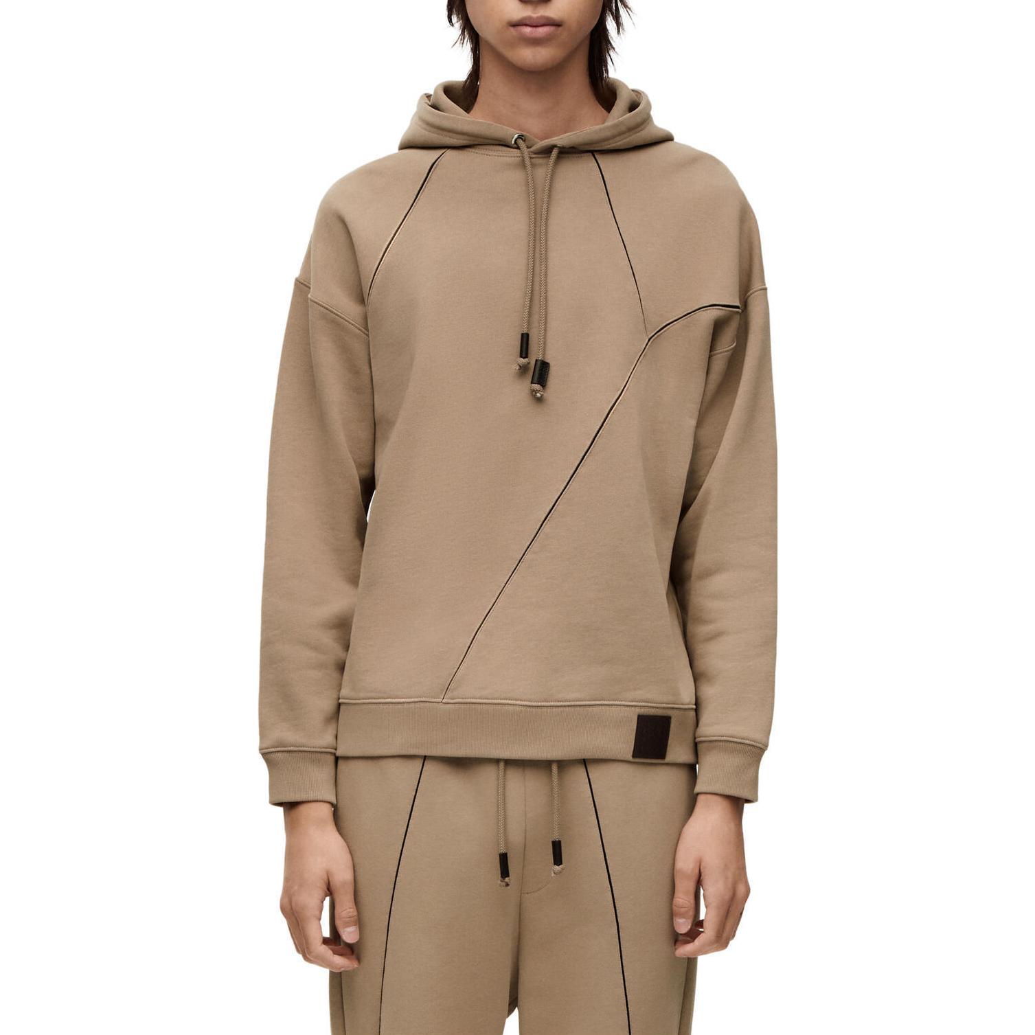 Lookbook LOEWE SS23 素色抽繩連帽衫 棕色 H526Y25J26-2150