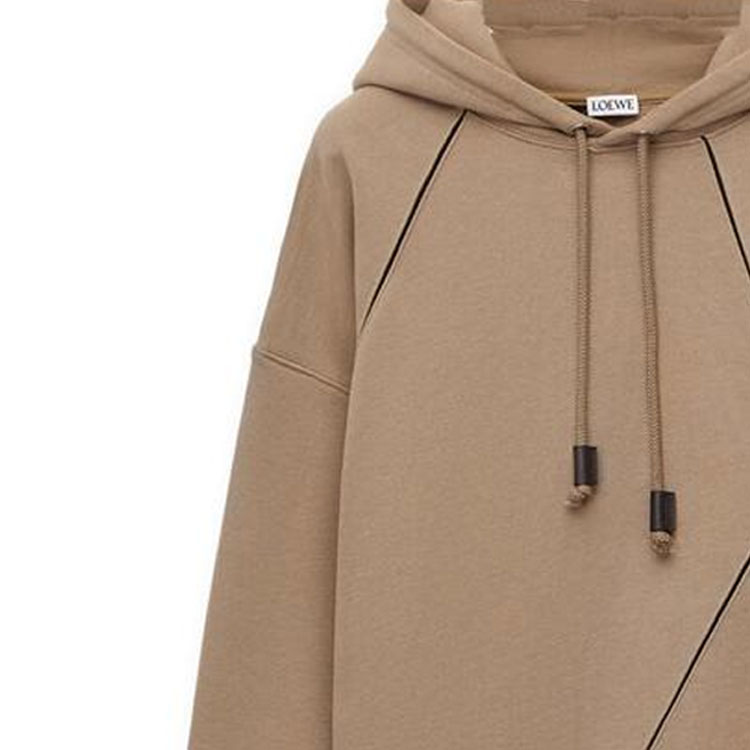 Purchase LOEWE SS23 素色抽繩連帽衫 棕色 H526Y25J26-2150