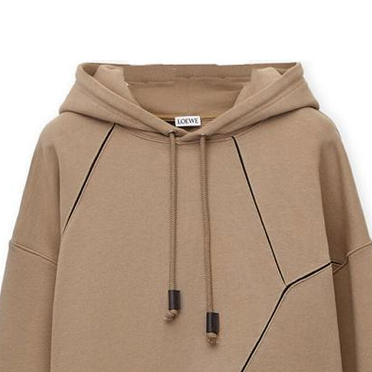 Details for LOEWE SS23 素色抽繩連帽衫 棕色 H526Y25J26-2150