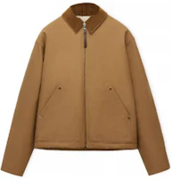 LOEWE SS23 Solid Color Zip-Up Utility Jacket Brown H800Y02X21-3131 LOEWE SS23 Solid Color Zip-Up Utility Jacket Brown H800Y02X21-3131