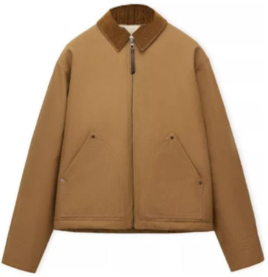 ロエベ SS23 ソリッドカラー ジップアップ ユーティリティジャケット ブラウン H800Y02X21-3131 Buy ロエベ SS23 ソリッドカラー ジップアップ ユーティリティジャケット ブラウン H800Y02X21-3131