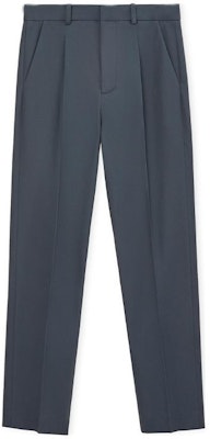 LOEWE SS23 Solid Hook-Zip Twill Casual Pants Blue . HB44Y04W02-8719 Order LOEWE SS23 Solid Hook-Zip Twill Casual Pants Blue . HB44Y04W02-8719
