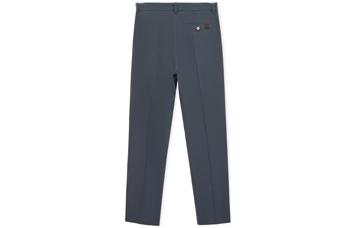 Lookbook 로에베 SS23 솔리드 후크-지퍼 트윌 캐주얼 팬츠 블루 HB44Y04W02-8719